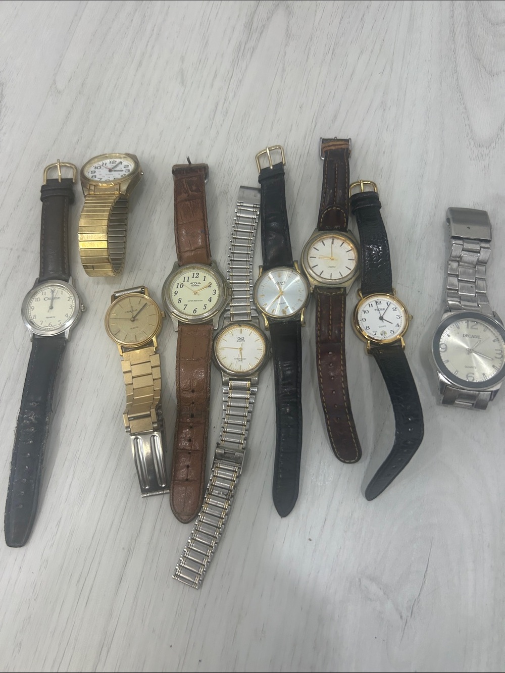 Oldies Quartz Men's Watch Collection - Black & Brown Straps